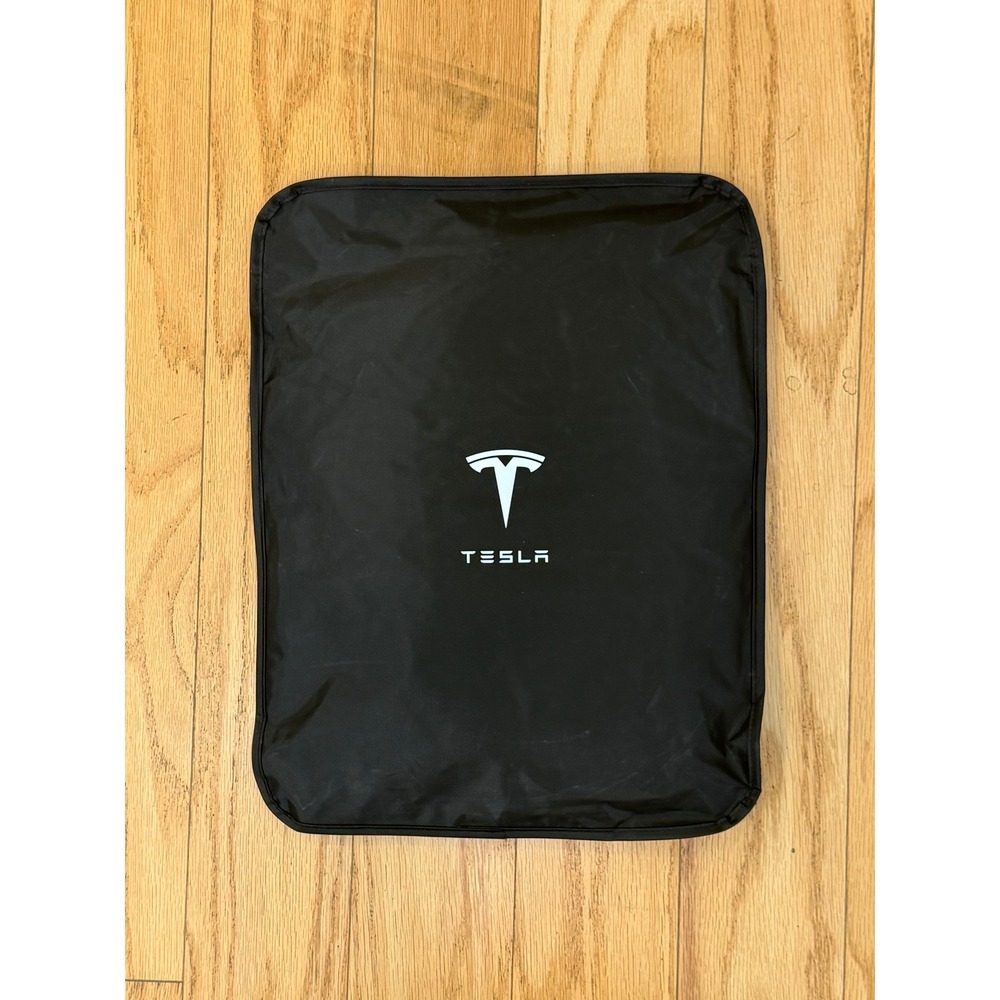 Genuine Tesla Sunshade w/ Original Storage Pouch Used OEM Mesh Heat Glare Shield